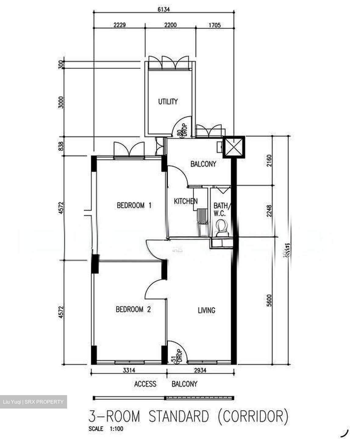 Blk 22 Bukit Ho Swee Court (Bukit Merah), HDB 3 Rooms #626967011
